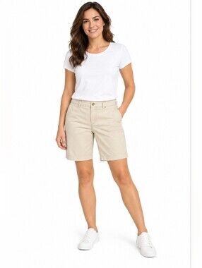 Polo Ralph Lauren Shorts Tan Khaki Pockets Size 10 Hiking Outdoors